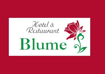 Hotel & Restaurant Blume, Visitenkarte 2015 Vorderseite