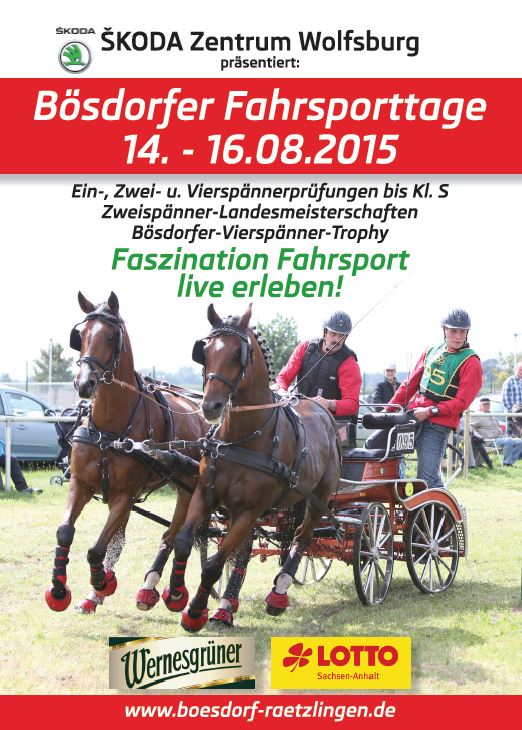 Flyer & Plakat Bösdorfer Fahrsporttage