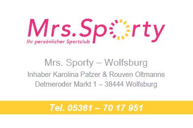 Mrs. Sporty Visitenkarte VS