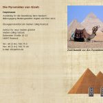 Die Pyramiden von Gizeh - Impressum